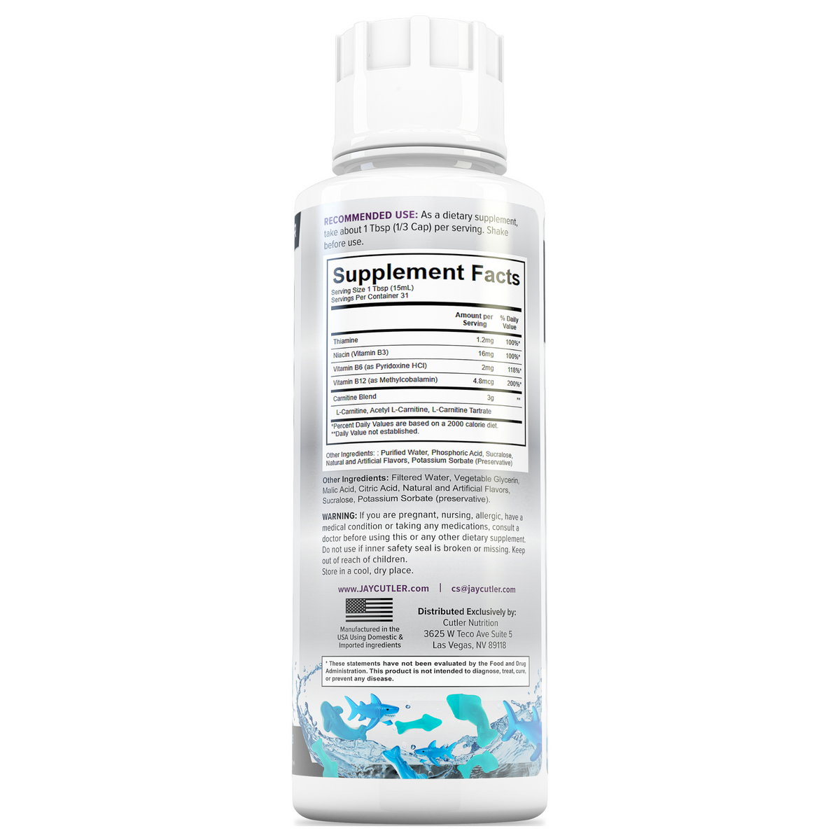 Liquid L-Carnitine 3000: Metabolism & Energy Support